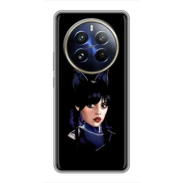 Чохол з принтом «серйозна Венздей» для Realme 12 Pro Plus