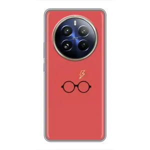 Чехол с принтом «шрам и очки» для Realme 12 Pro Plus