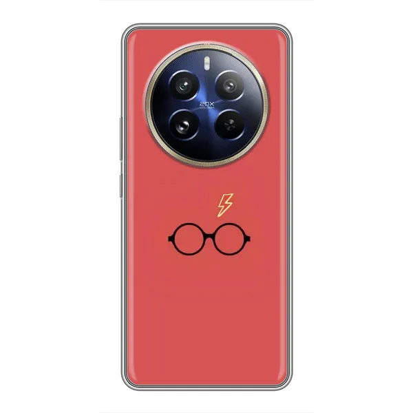 Чехол с принтом «шрам и очки» для Realme 12 Pro Plus