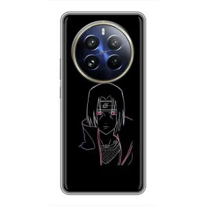 Чехол с принтом «силуэт Итачи» для Realme 12 Pro Plus