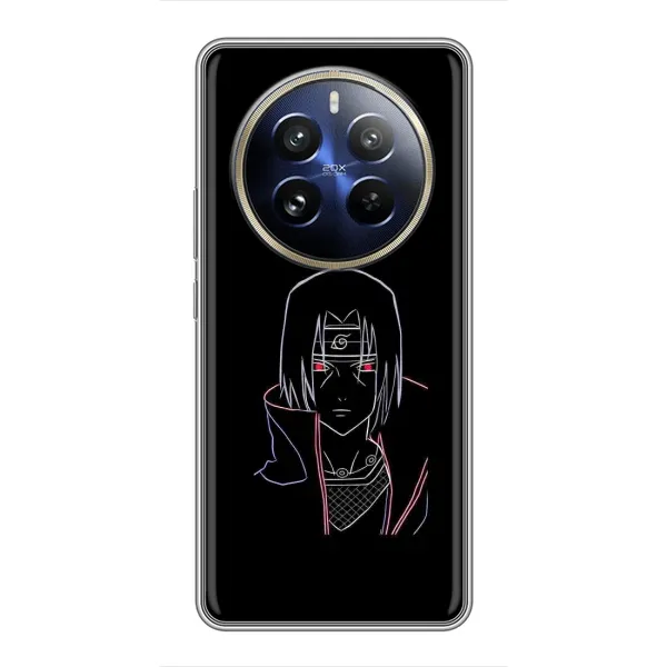 Чехол с принтом «силуэт Итачи» для Realme 12 Pro Plus