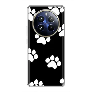 Чехол с принтом «Следы собаки» для Realme 12 Pro Plus