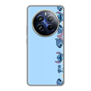 Чохол з принтом Стіч на Realme 12 Pro Plus (Стіч фон)