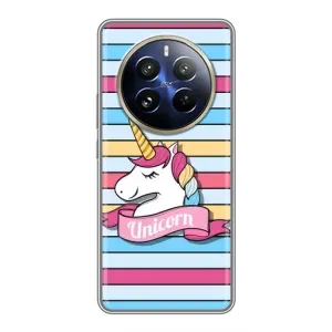 Чохол для Реалмі 12 Про Плюс - (Єдинорожки - Новинки) (AlphaPrint) (Unicorn)