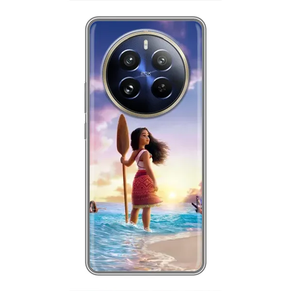 Чехол с принтом «Моана с веслом» для Realme 12 Pro Plus