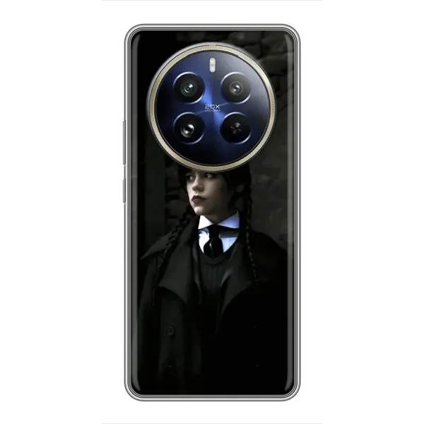 Чехол с принтом «Темный стиль Уэнздей» для Realme 12 Pro Plus