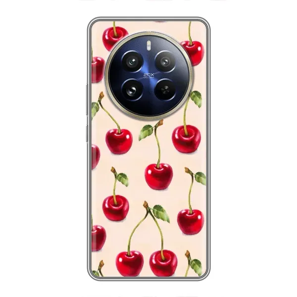Чохол з принтом «Черешня» для Realme 12 Pro Plus