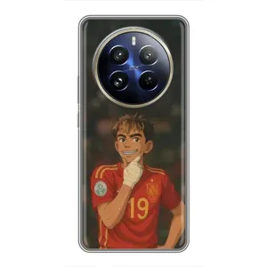 Чохол з футболістом Ламін Ямаль Realme 12 Pro Plus (Ямаль аніме)