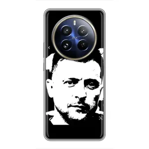 Чехол для Realme 12 Pro Plus (AlphaPrint - с принтом Зеленского)