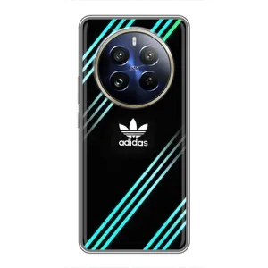 Чехлы Адидас для Realme 12 Pro (AlphaPrint) (Адидас с полосами)