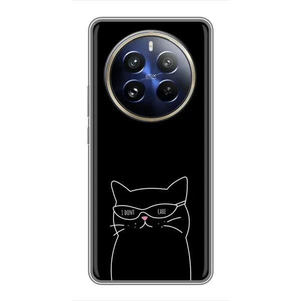 Чохол з принтом «Байдужий кіт» для Realme 12 Pro Чохол з принтом «Байдужий кіт» для Realme 12 Pro