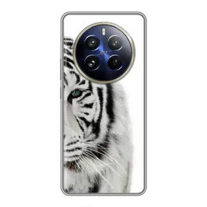 Чохли з картинкою животних Realme 12 Pro (Білий Тигр)
