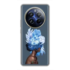 Чехлы (ART) Цветы на Realme 12 Pro (VPrint) (Квіти на голові)
