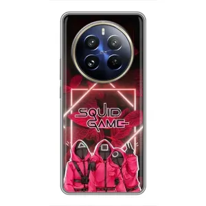 Чохол Гра в кальмара для Realme 12 Pro (Охоронці Гра кальмара)