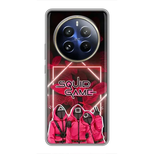 Чохол з принтом «Охоронці Гра кальмара» для Realme 12 Pro Чохол з принтом «Охоронці Гра кальмара» для Realme 12 Pro