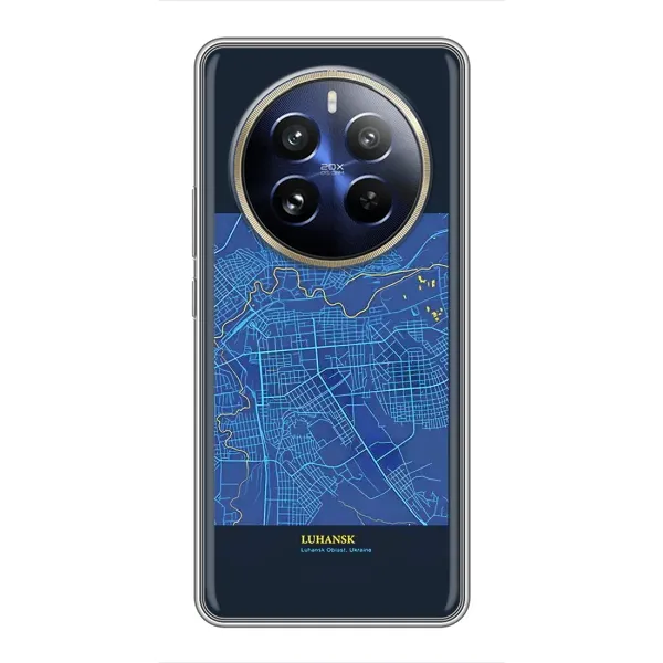 Чохол з принтом «Луганськ» для Realme 12 Pro