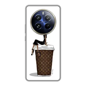 Чохли Луі Вітон для Realme 12 Pro (AlphaPrint - LOUIS VUITTON) (кава LOUIS VUITTON)
