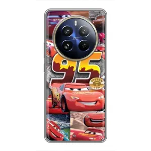 Силіконовий чохол Маквін для Realme 12 Pro (Колаж Блискавка Маквін)