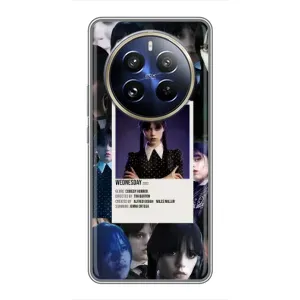 Чохли Венсдей на Realme 12 Pro Уенсдей (AlphaPrint) (колаж Венздей)