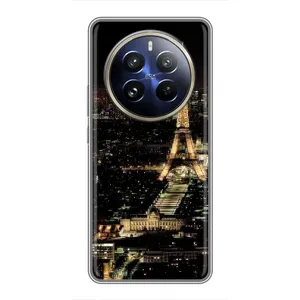 Чохол Ейфелева Вежа Realme 12 Pro - (AlphaPrint) (Нічний Париж)