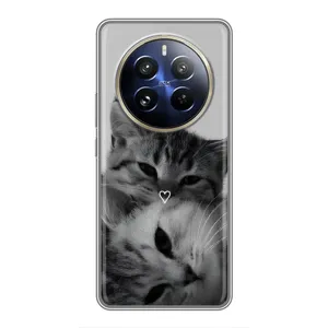 Чохол з принтом «Пара котів» для Realme 12 Pro