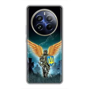 Чехлы с картинкой ЗСУ для Realme 12 Pro (AlphaPrint) (Солдат ЗСУ)