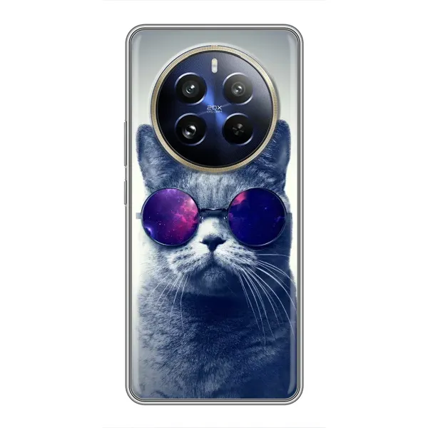 Чохол з принтом «Стильний кіт» для Realme 12 Pro