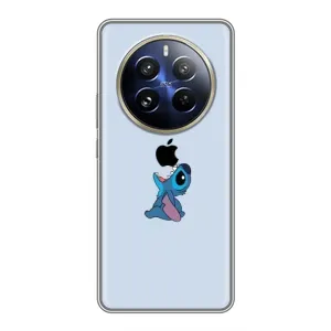 Чохол з принтом Стіч на Realme 12 Pro (Stitch apple)