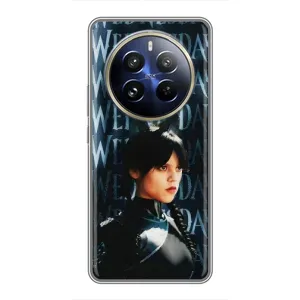Чохли Венсдей на Realme 12 Pro Уенсдей (AlphaPrint) (Венздей кішка)
