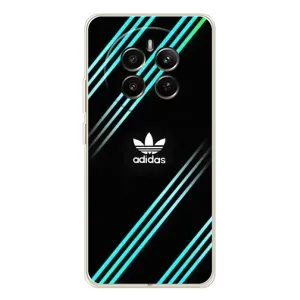 Чехлы Адидас для Realme 13 4G (AlphaPrint) (Адидас с полосами)