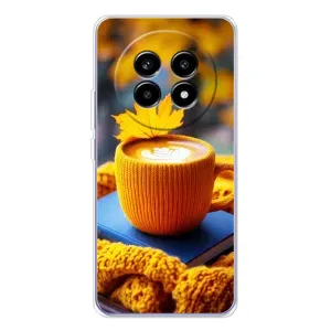 Чехол с принтом «Кофе на желтом пледе» для Realme 13 Pro Plus