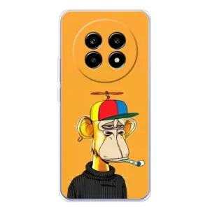 Чехлы с Обезьянами NFT для Realme 13 Pro Plus (AlphaPrint) (Скучающая Обезьяна NFT)