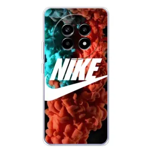 Чехол для Realme 13 Pro - с принтом Найк (AlphaPrint) (Дымчатый найк)