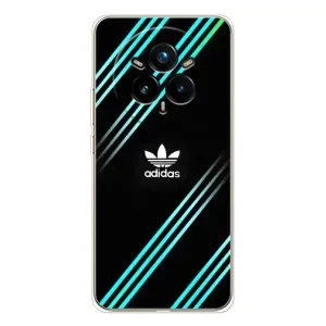 Чохли Адидас для Realme 14 Pro 5G (AlphaPrint) (Адідас з полосами)