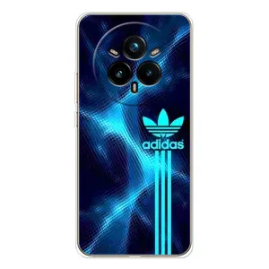 Чохли Адидас для Realme 14 Pro Plus (AlphaPrint) (Синій Адідас)