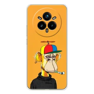 Чохли з Мавпами NFT для Realme 14 Pro Plus (AlphaPrint) (Нудна мавпа NFT)