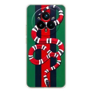 Чохли GUCCI для Реалмі 14 Про (AlphaPrint) (Gucci змія)