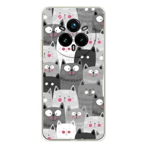 Чехлы с Котиками для Realme 14 Pro (VPrint) (Рисованные котики)