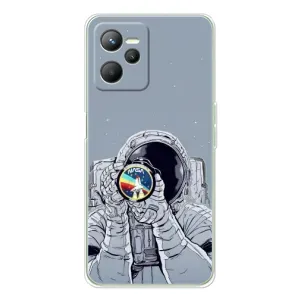 Чохол NASA для Realme 14 (AlphaPrint) (Космонавт фото)