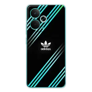 Чохли Адидас для Realme 14T (AlphaPrint) (Адідас з полосами)