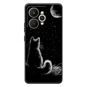 Чехол с принтом для Realme 15 (AlphaPrint) Модные коты