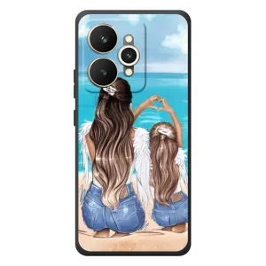 Чехол с печатью для Realme 15 - (Мама с ребенком) (AlphaPrint)