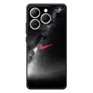 Чохол для RealMe 15T - з принтом Найк (AlphaPrint) (Найк червоний)