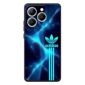 Чохли Адидас для RealMe 15T (AlphaPrint) (Синій Адідас)