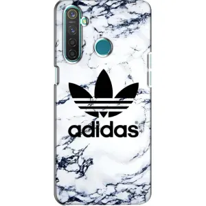 Чехлы Адидас для Realme 5 Pro (AlphaPrint) (Адидас на мраморе)