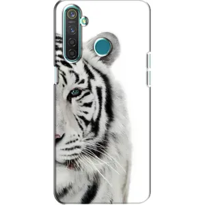 Чохли з картинкою животних Realme 5 Pro (Білий Тигр)