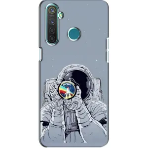 Чохол NASA для Realme 5 Pro (AlphaPrint) (Космонавт фото)