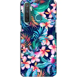 Чехол с принтом «Красочные цветы» для Realme 5 Pro