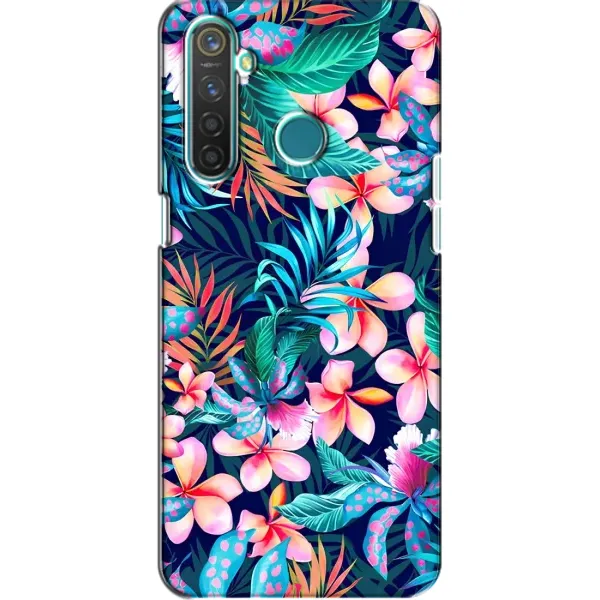 Чехол с принтом «Красочные цветы» для Realme 5 Pro