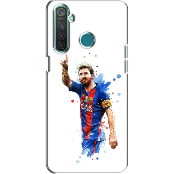 Чохол з принтом «Лео Мессі» для Realme 5 Pro